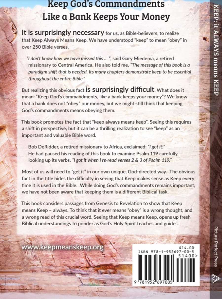 Back of Keep: It Always Means Keep